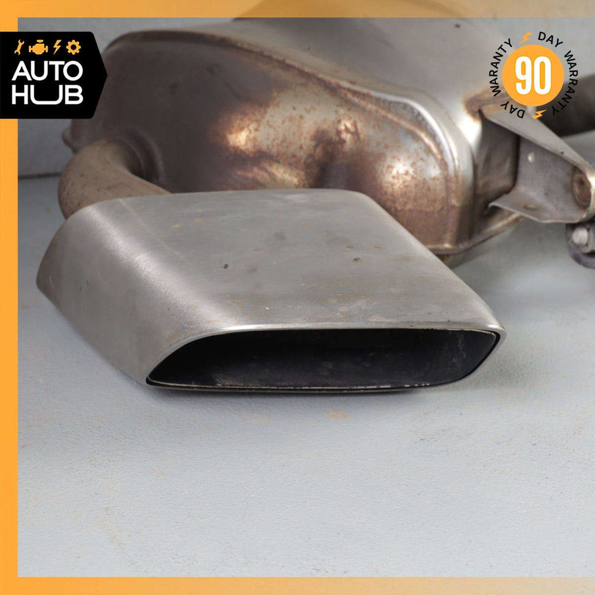 17-18 Porsche Macan 95B 2.0L L4 Exhaust Muffler Mufflers Set 95B253612 OEM 89k - photo 8