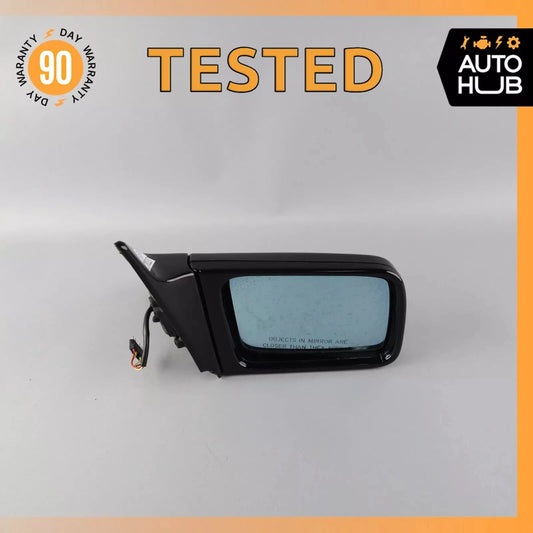 90-96 Mercedes R129 SL320 SL500 300SL Side View Door Mirror Right Side Black OEM - photo 1