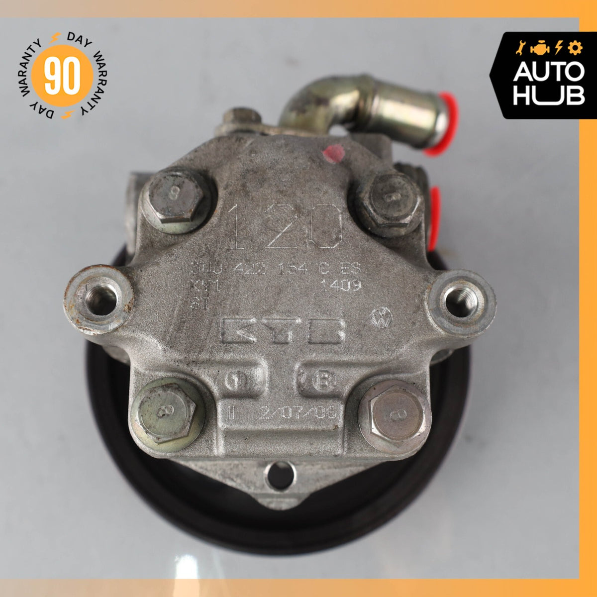 03-18 Bentley Continental Flying Spur GT GTC 6.0L Power Steering Pump OEM 53k - photo 10