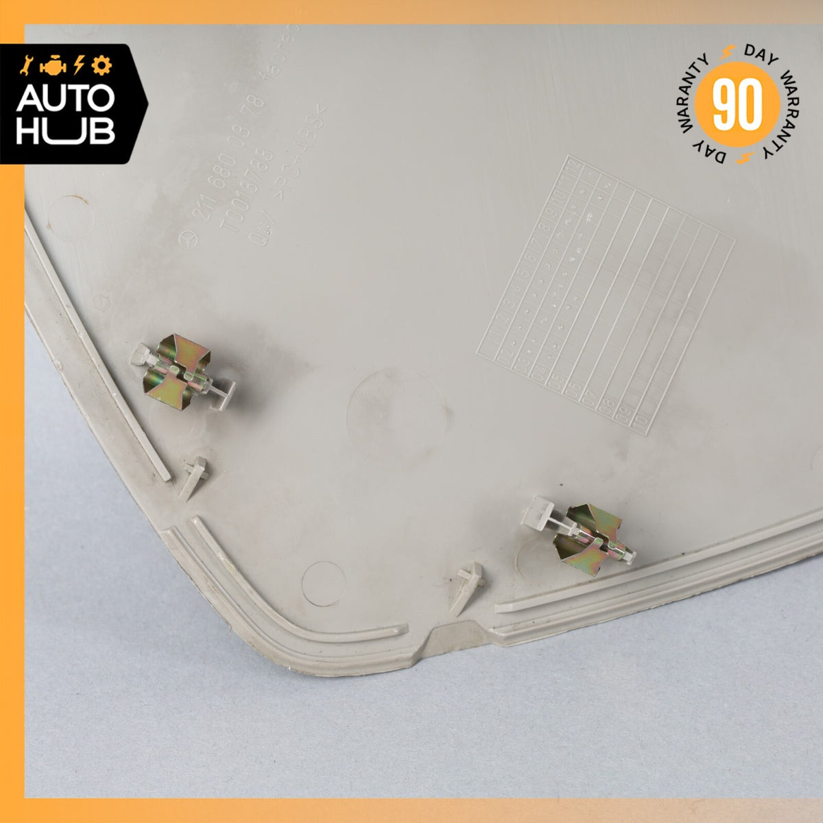 03-06 Mercedes W211 E320 E350 Left Side Dashboard Trim Cover Panel Gray OEM - photo 8