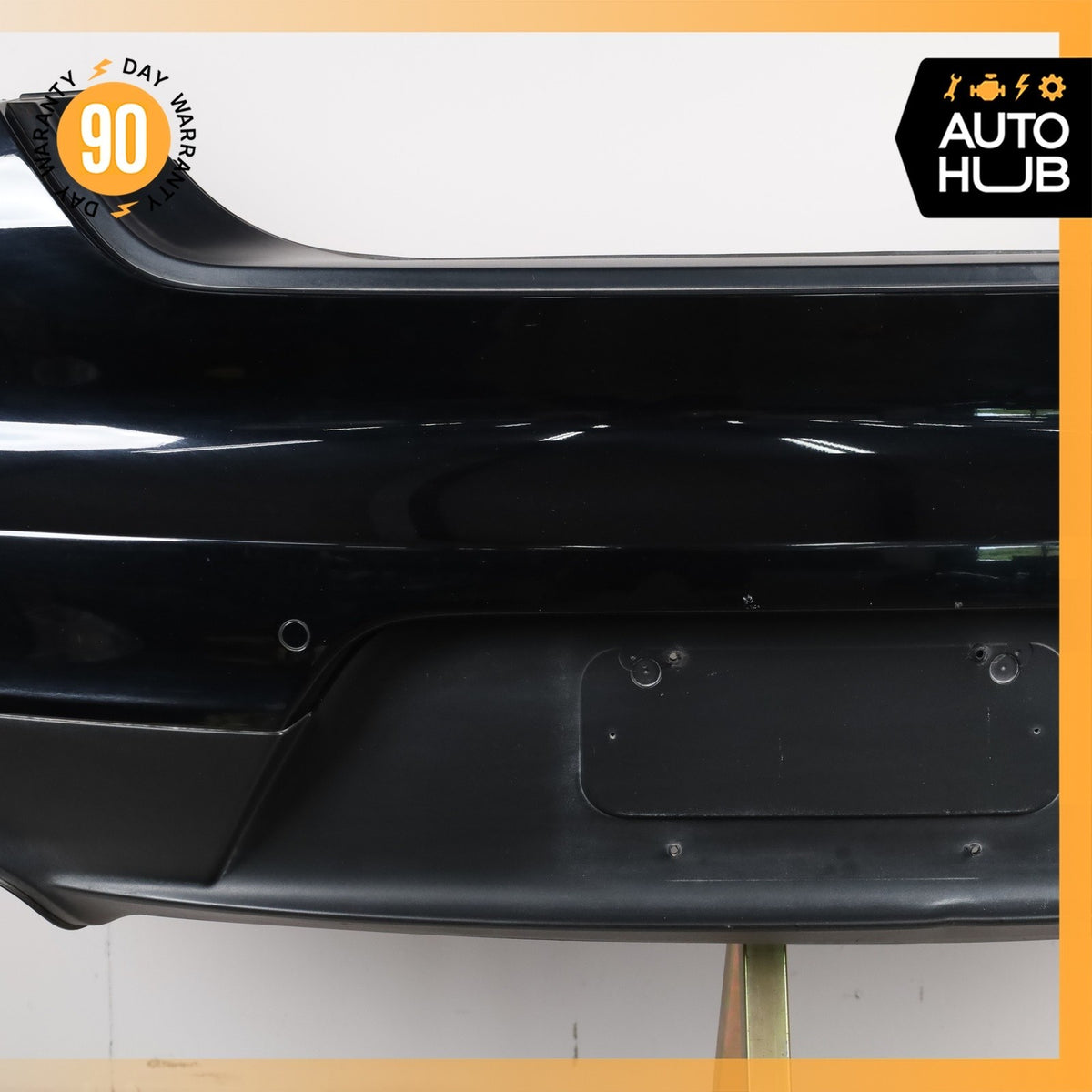 14-16 Porsche Panamera 970 Rear Bumper Cover Black OEM - photo 7