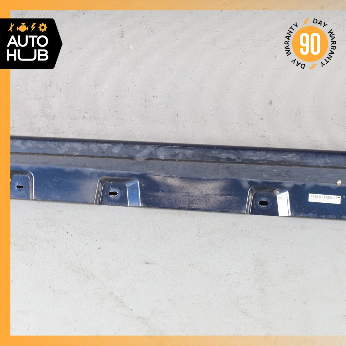 11-16 BMW F10 528i 550i Left Driver Side Rocker Panel Side Skirt Blue OEM - photo 12