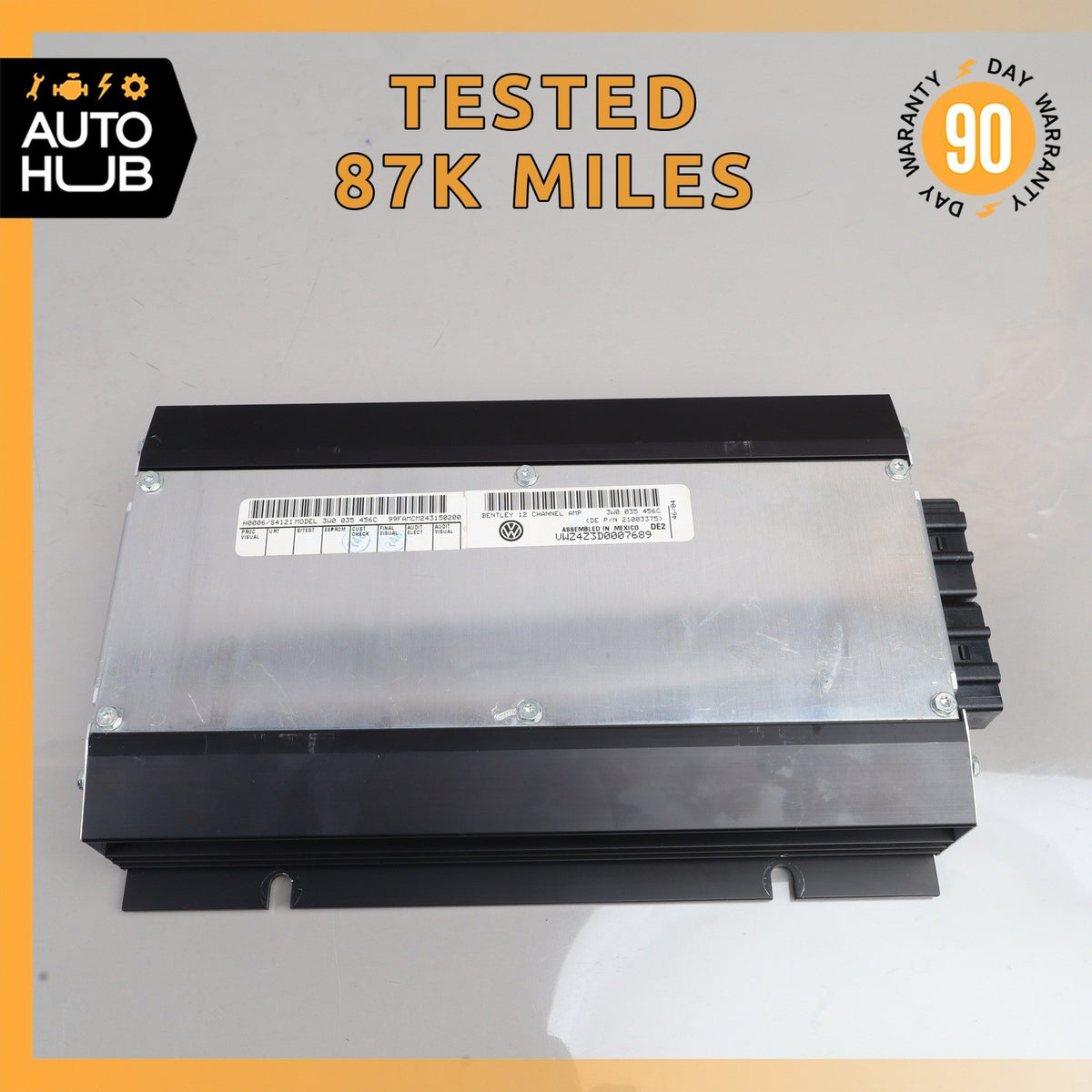 03-08 Bentley Continental GT Premium Audio Sound System Amplifier Amp OEM - photo 1