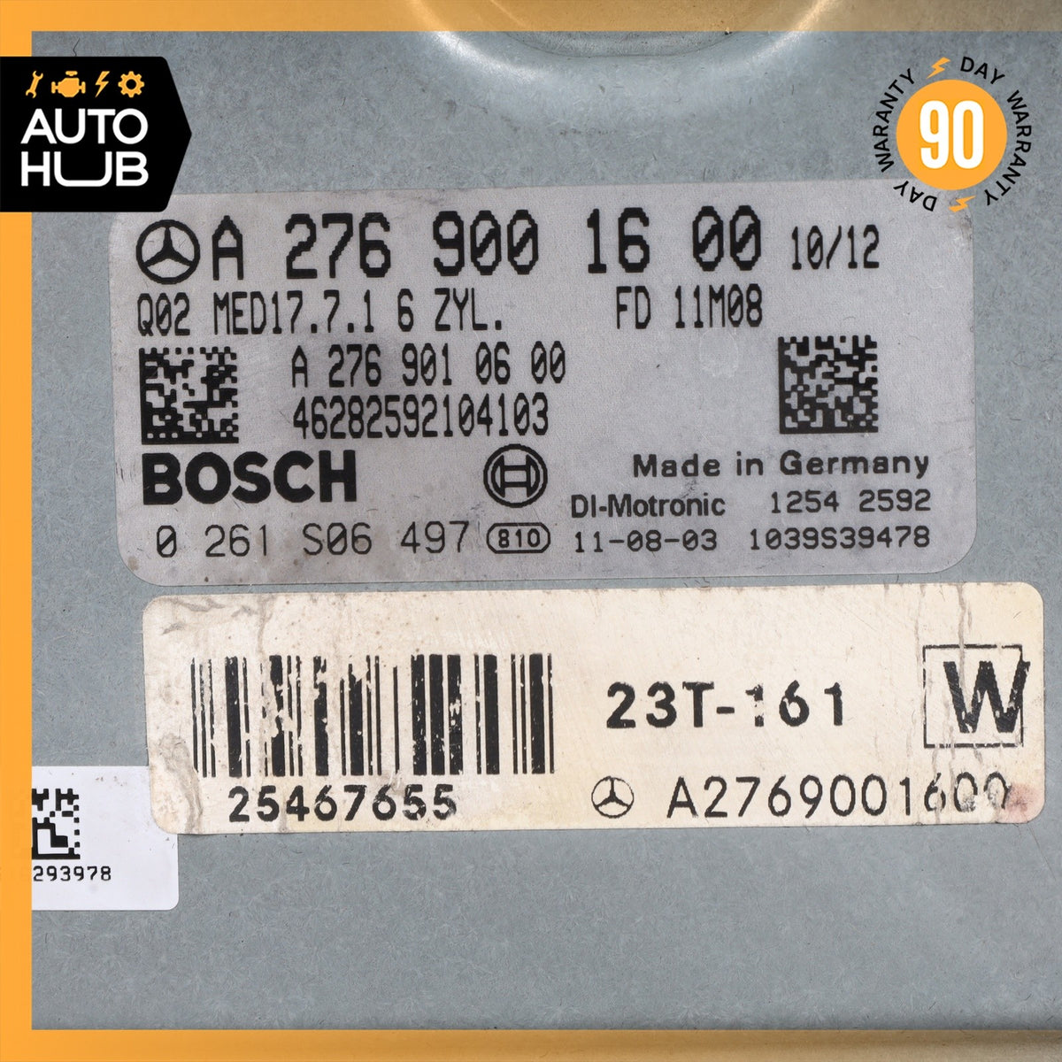 12-16 Mercedes W207 E350 C350 ECU Engine Control Module Unit 2769004600 OEM - photo 6