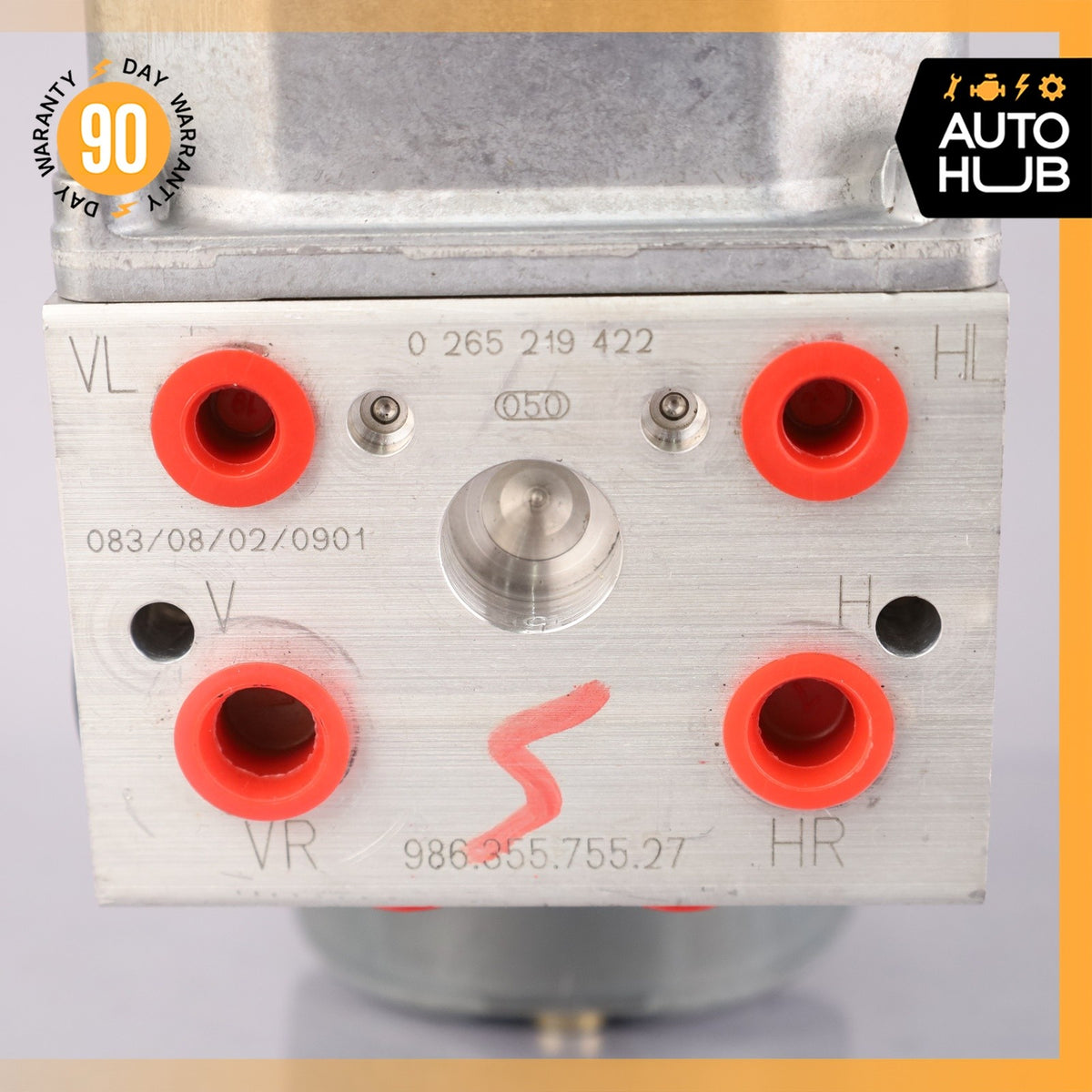 Porsche Boxster 986 ABS Anti Lock Brake Pump Module 98635575527 OEM - photo 12