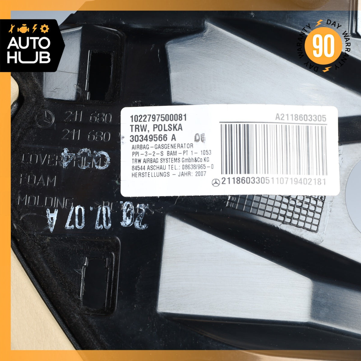 07-09 Mercedes W211 E350 E63 AMG Dashboard Glove Box Storage Compartment OEM - photo 18
