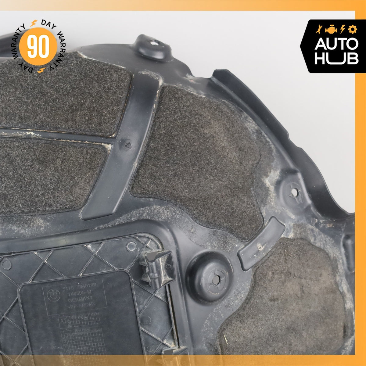 BMW G12 750Li Front Left Wheelarch Liner Splash Shield 7340193 OEM - photo 5