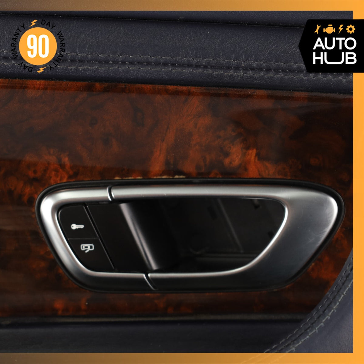 03-10 Bentley Continental GT Left Driver Side Interior Door Panel Blue OEM 65k - photo 13