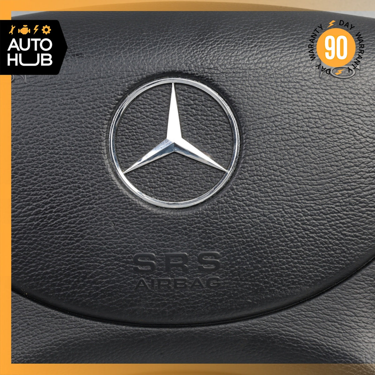 Mercedes R230 SL500 SL55 CLK500 E350 Steering Wheel Airbag Air Bag Black OEM - photo 2