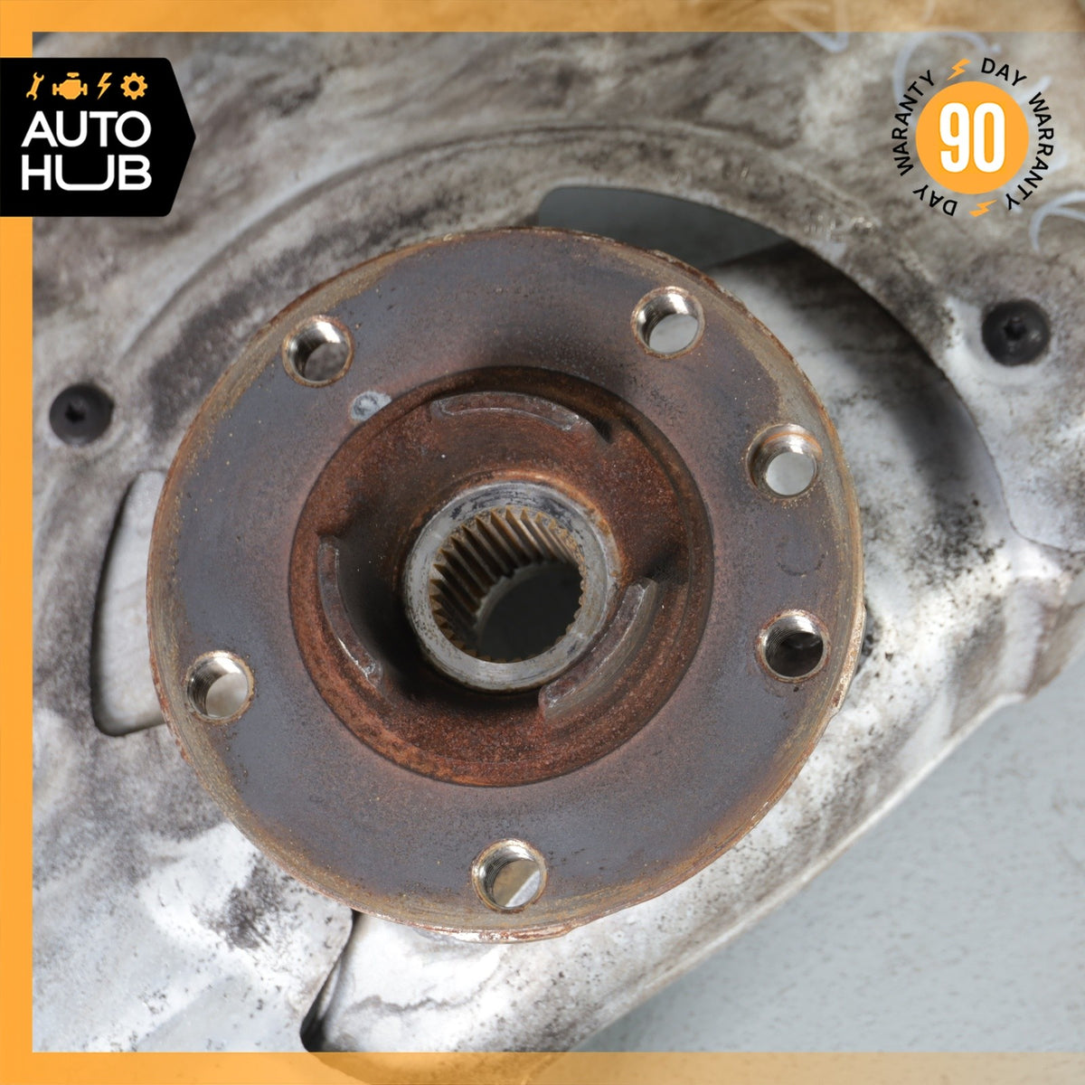 11-18 Porsche Cayenne 958 Front Right Knuckle Spindle 7P0615312B OEM - photo 6