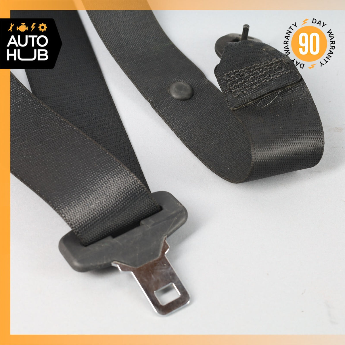 BMW F30 328i Rear Right or Left Side Seat Belt Black 72117259390 OEM - photo 4