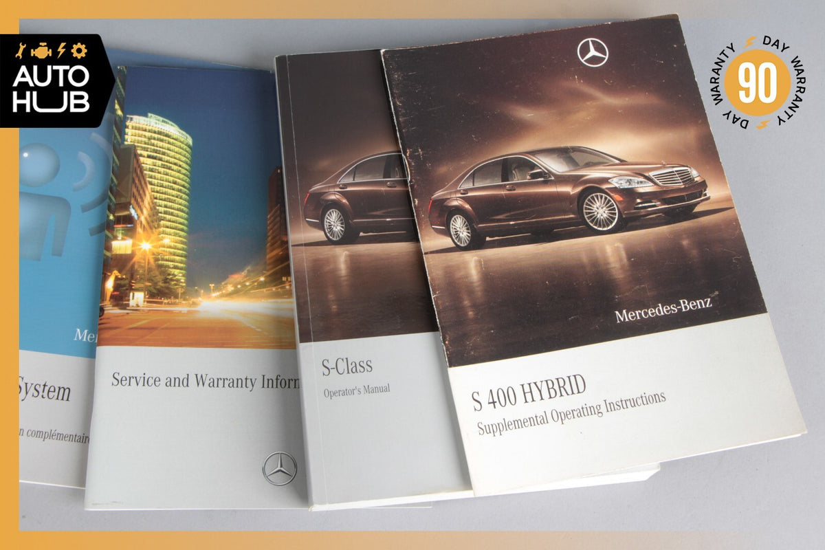 2010 Mercedes-Benz W221 S400 Owner's Manual Book Set OEM - photo 3