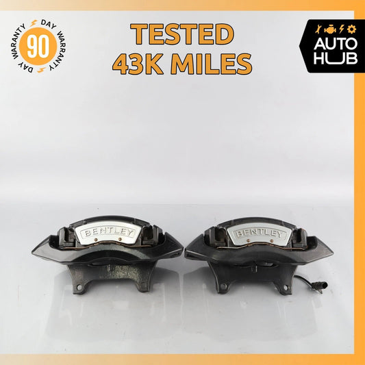03-18 Bentley GTC GT Flying Spur Front Brake Calipers Left & Right Set OEM 43k - photo 1