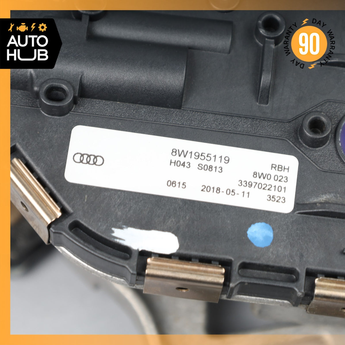 17-24 Audi B9 A4 S4 Quattro Windshield Screen Wiper Motor w/ Linkage OEM 56k - photo 12