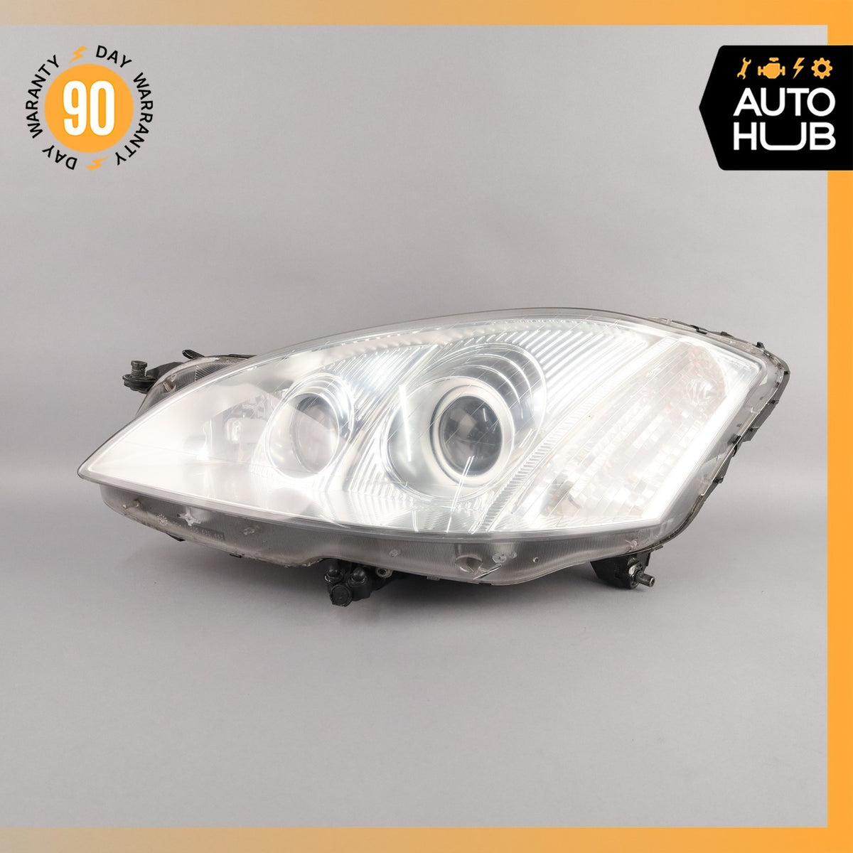 07-09 Mercedes W221 S550 S63 AMG Left Headlight Lamp Bi Xenon w/Night Vision OEM - photo 2