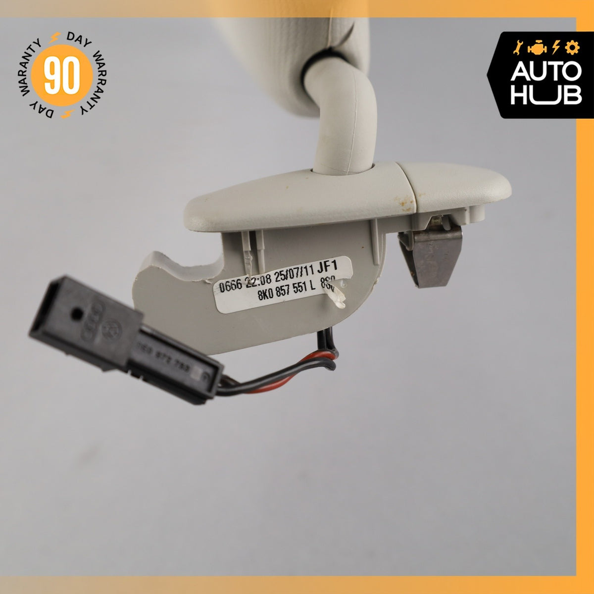10-12 Audi B8 A4 S4 Left Sunvisor Sun Visor Gray 8K0857551L OEM - photo 12