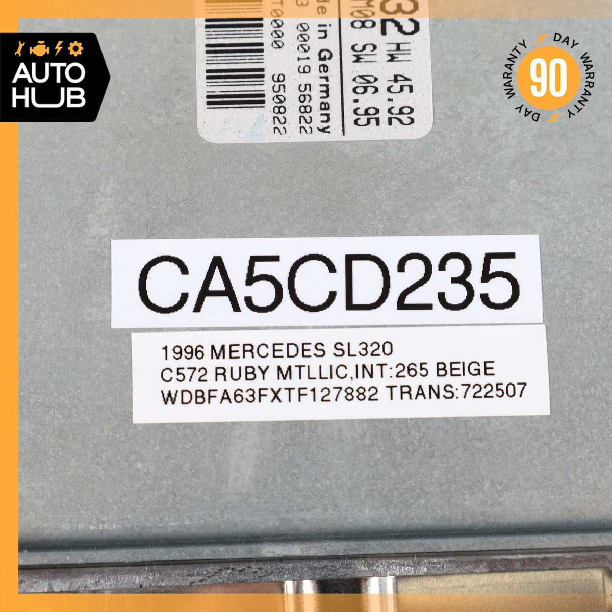 96-99 Mercedes R129 SL320 S320 Engine Diagnostic Control Module 0195453432 OEM - photo 9