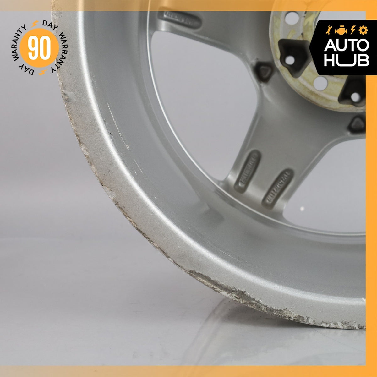 Mercedes W208 CLK430 SLK320 7.5 x 17 17" Front Wheel Rim Chrome 1704011302 OEM - photo 13