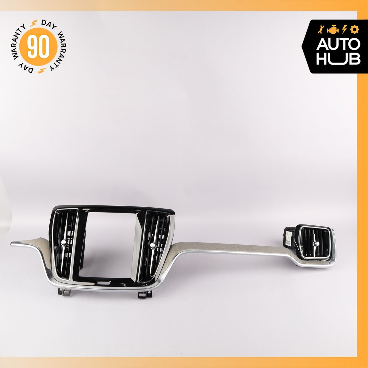 19-25 Volvo S60 V60 Front Dashboard Center A/C Air Vent w/ Trim OEM 60k - photo 2