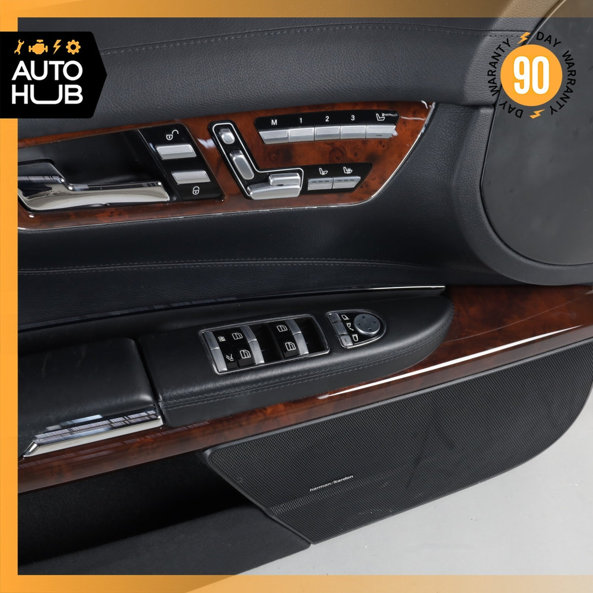 07-14 Mercedes W216 CL550 Front Left Driver Side Interior Door Panel Leather OEM - photo 10