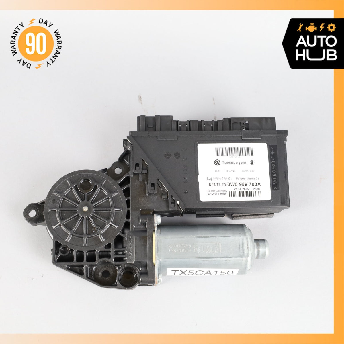 Bentley Continental Flying Spur Rear Left Window Regulator Motor OEM 76k - photo 3