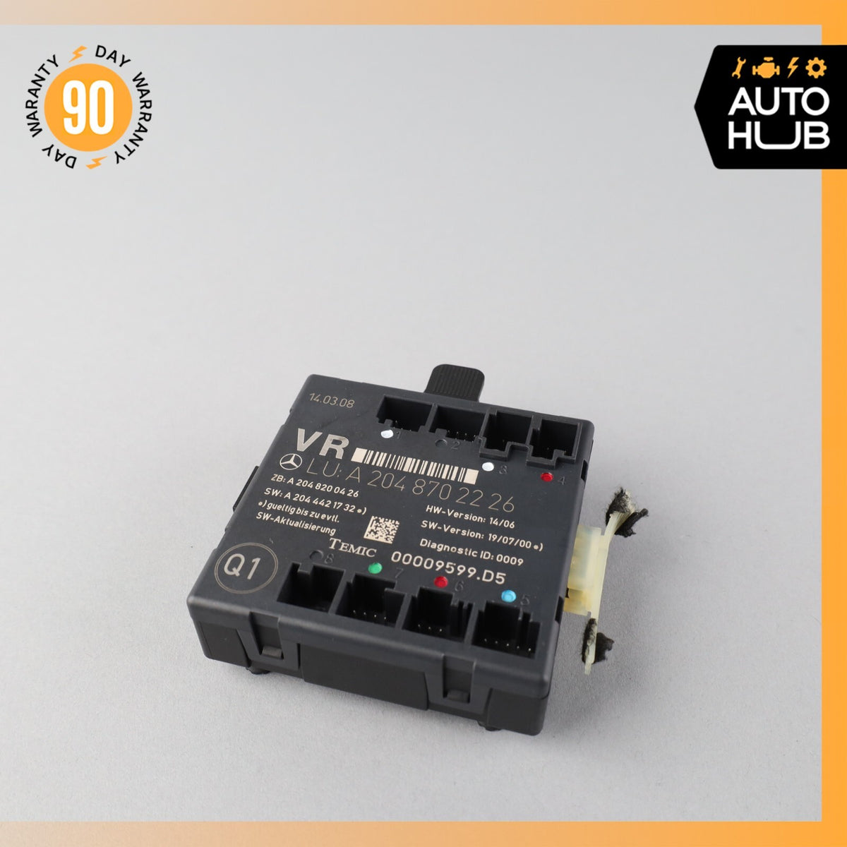 08-18 Mercedes W204 C300 C250 E400 Front Right Side Door Control Module OEM - photo 1