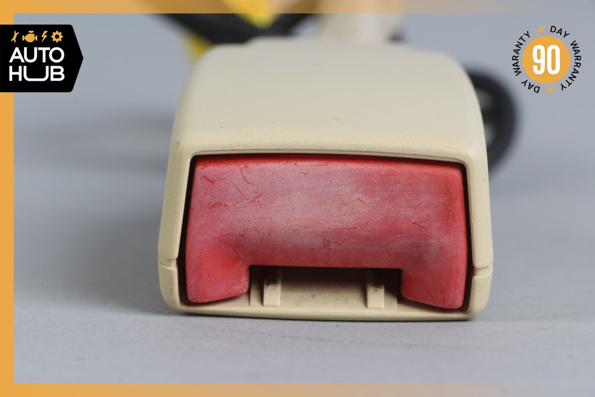 03-06 Mercedes R230 SL500 SL55 Front Left or Right Seat Belt Buckle Beige OEM - photo 2