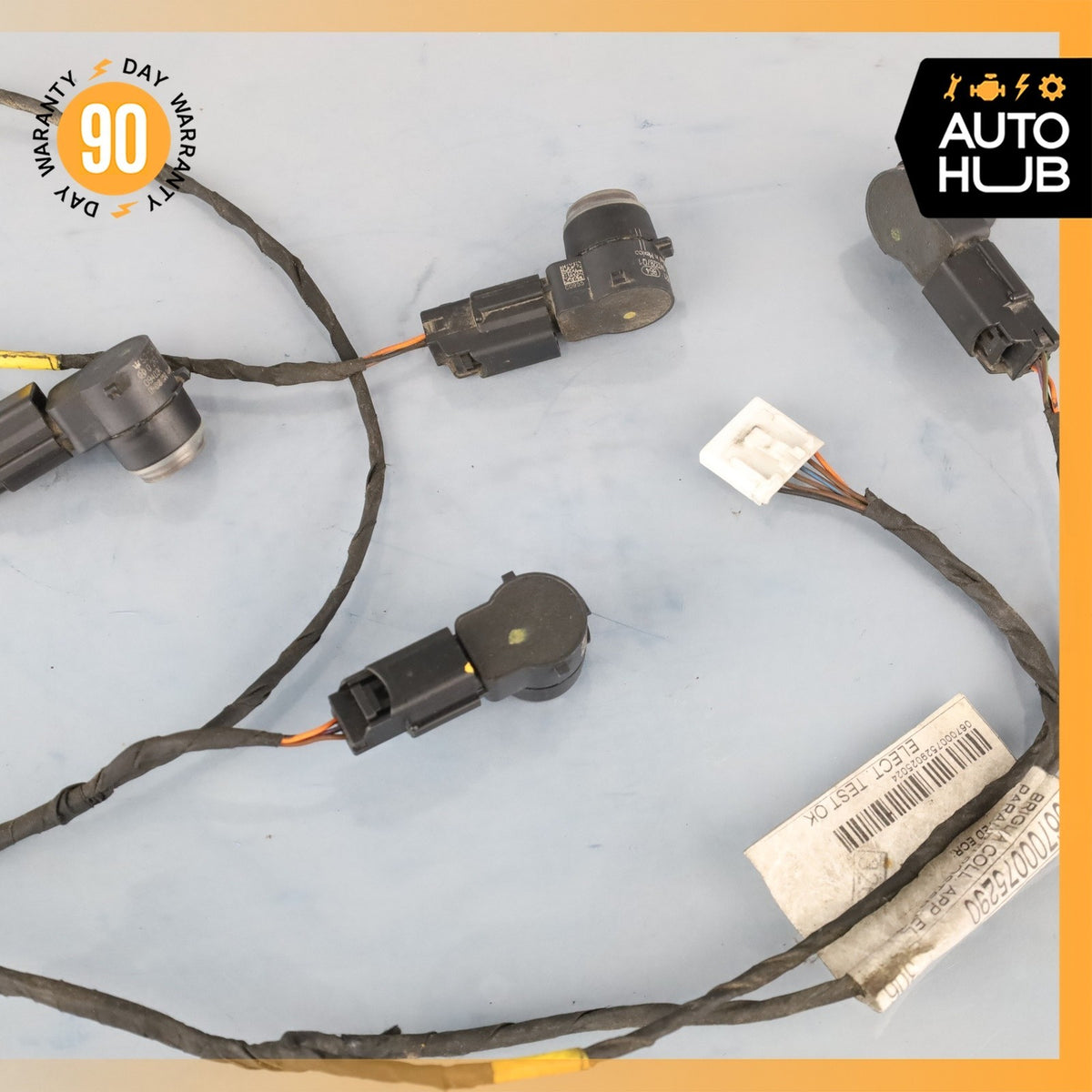 14-15 Maserati Quattroporte M156 Rear Bumper Parking Wire Harness w/ Sensor OEM - photo 11