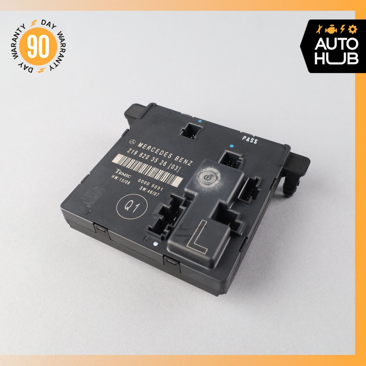 06-11 Mercedes W219 CLS550 CLS55 Rear Left Door Control Module 2198200226 OEM - photo 1