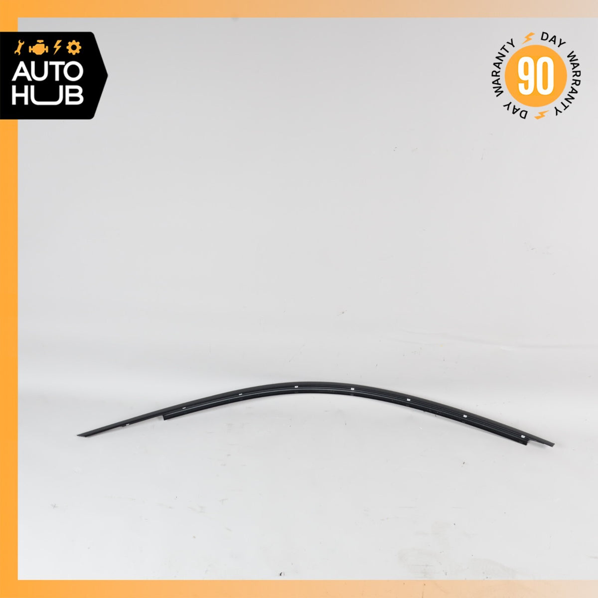 15-24 Porsche 981 982 718 Cayman Left Driver Door Upper Molding Trim Black OEM - photo 1
