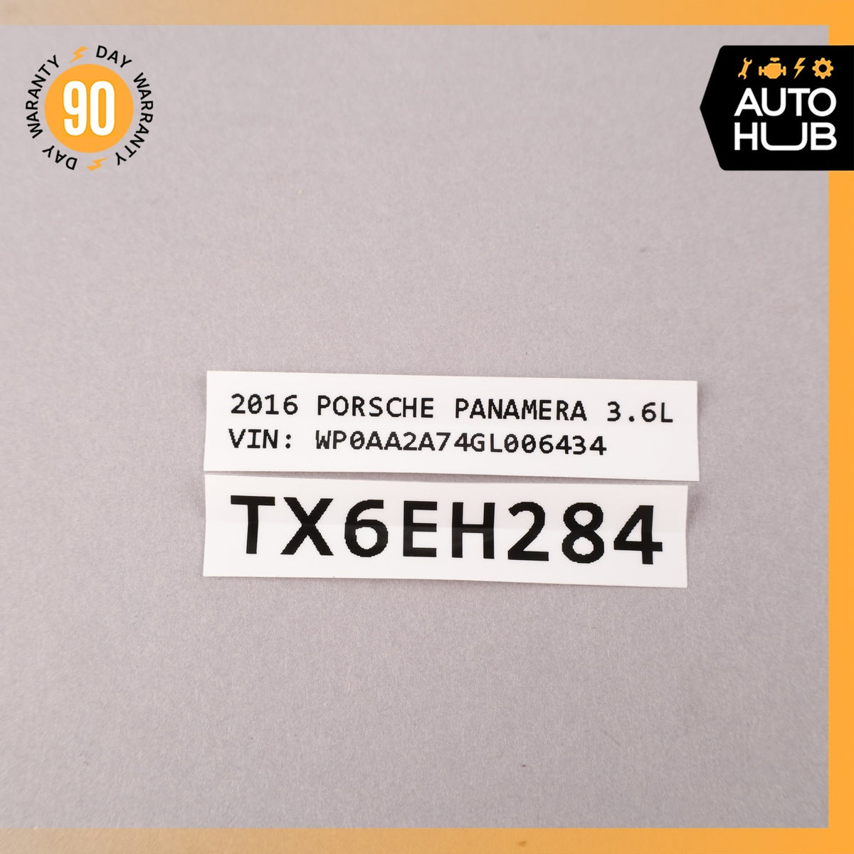 10-16 Porsche Panamera 970 Front Right Passenger Side Seat Belt Buckle Black OEM - photo 9