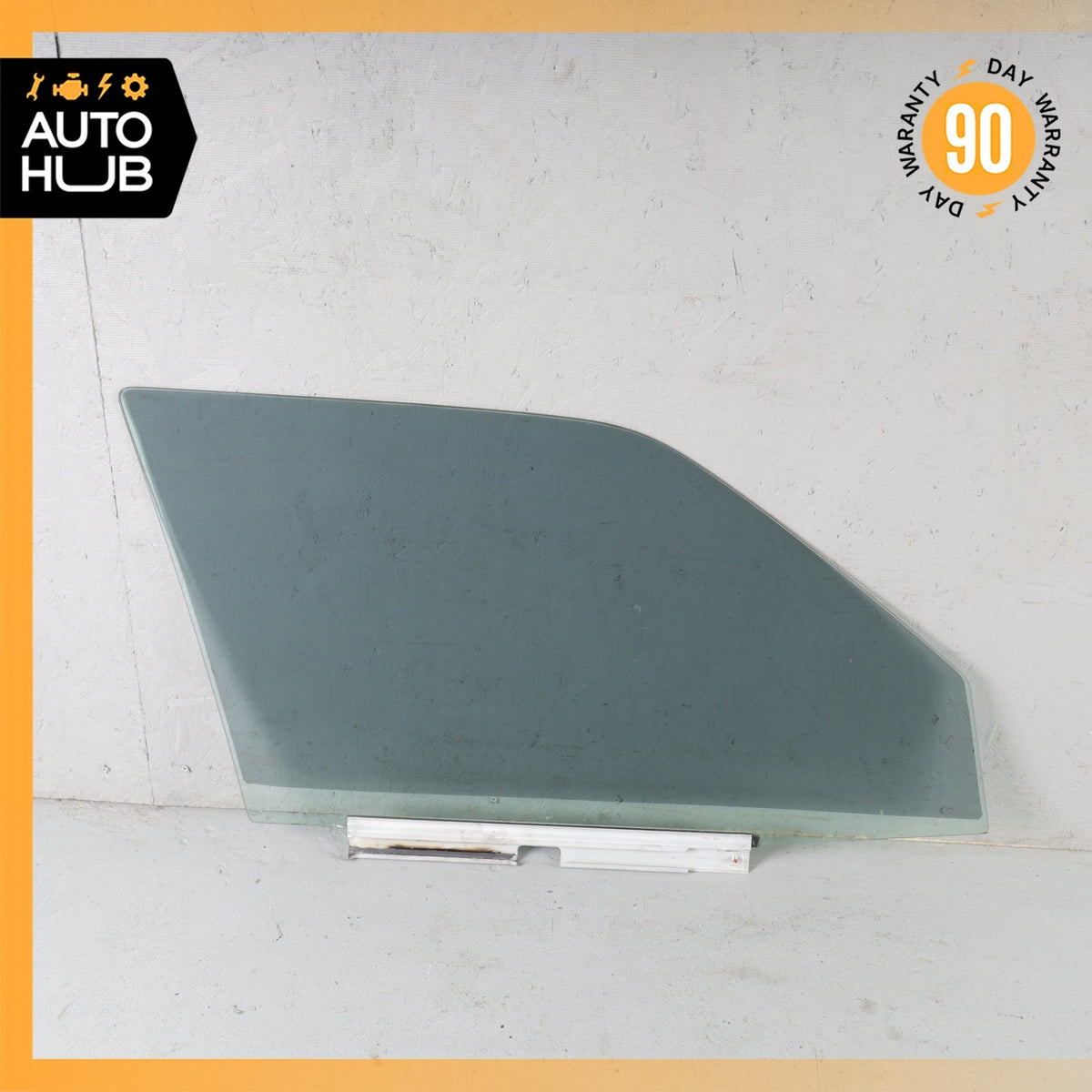90-93 Mercedes 300E Front Left Driver Side Door Window Glass OEM - photo 9