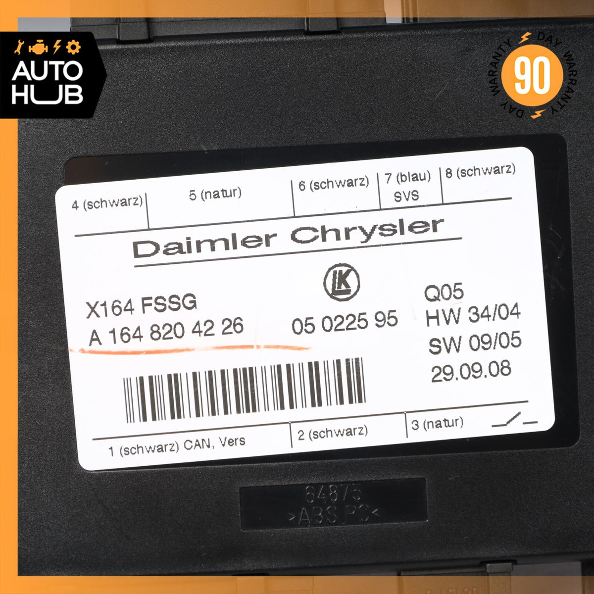 07-12 Mercedes X164 GL350 GL550 Third Seat Row Power Folding Control Module OEM - photo 9