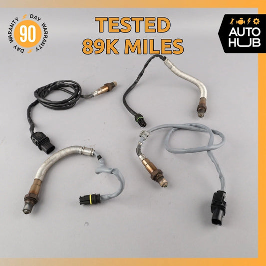 08-13 BMW E88 128i Engine Oxygen O2 Lambda Sensor Set OEM 89k - photo 1