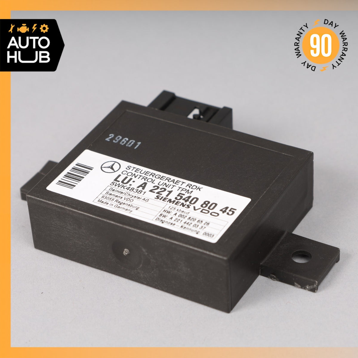 07-14 Mercedes W221 S600 CL550 Tire Pressure Monitor Module 2215408045 OEM - photo 1