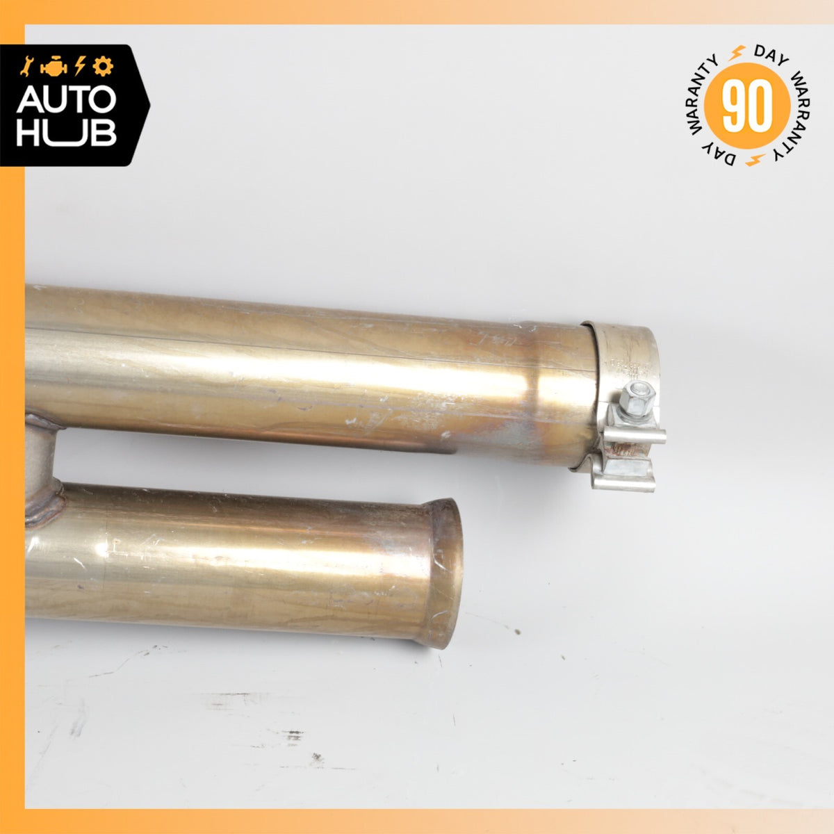 18-23 Aston Martin DB11 4.0L V8 Engine Center Exhaust Cross Pipe OEM - photo 4