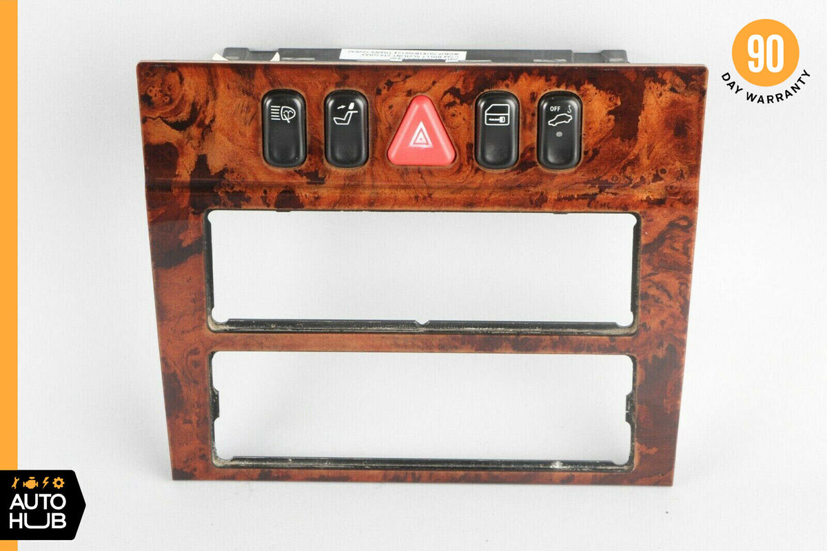 98-03 Mercedes W210 E320 E430 Center Console Dash Trim Switch Hazard 2108210071 - photo 1