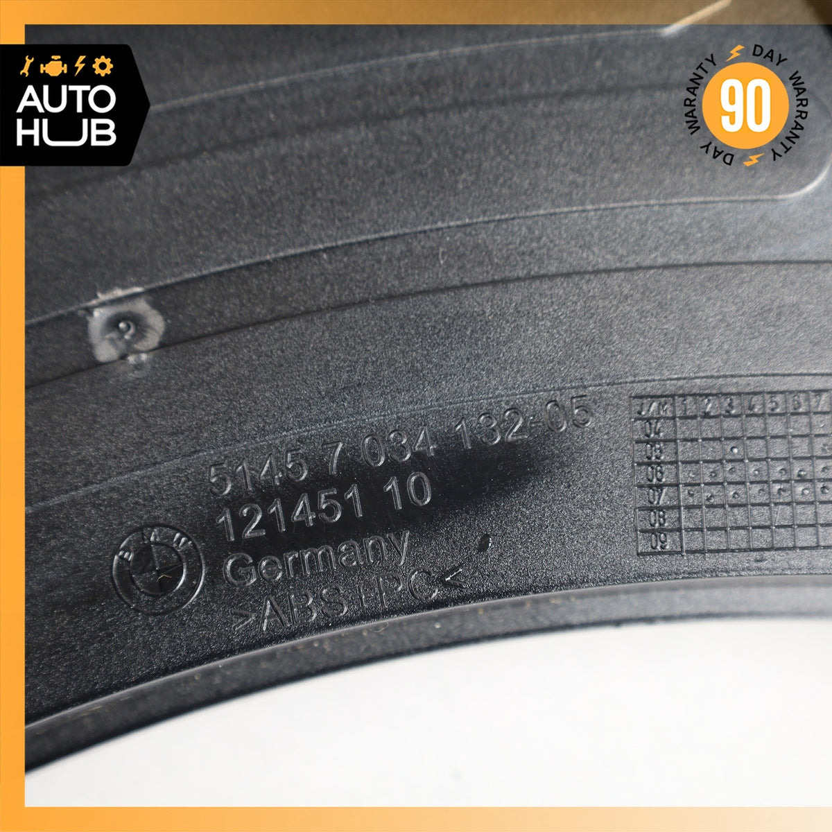 04-10 BMW E60 550i 528i 535i Left Dashboard Storage Cupholder Trim OEM - photo 5