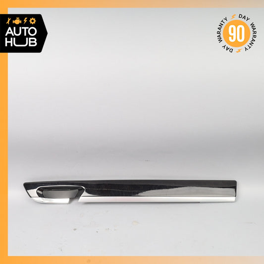 BMW F04 750i Hybrid Front Right Side Door Cover Panel Trim Wood OEM - photo 1