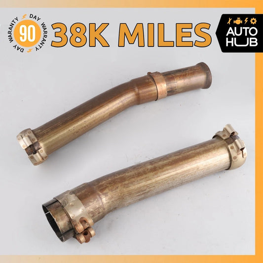 00-04 Aston Martin DB7 Vantage Left & Right Side Exhaust Pipe Set OEM 38k - photo 1