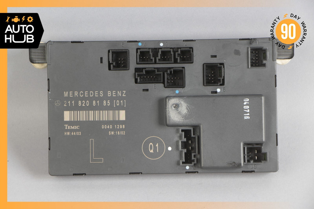 03-09 Mercedes W211 E55 E350 E550 Front Left Driver Side Door Control Module OEM - photo 5