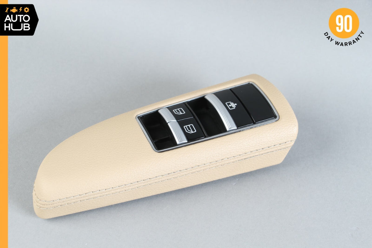 10-13 Mercedes W221 S550 S400 Rear Right Passenger Window Control Switch Beige - photo 2