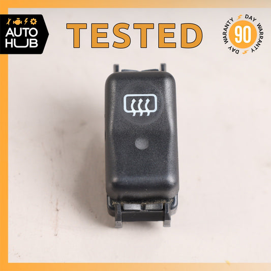 90-95 Mercedes W124 300E 300TE Heated Rear Window Pane Switch 1298207410 OEM - photo 1