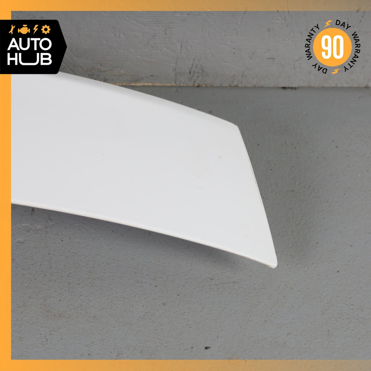 11-15 Audi 8J TT Coupe Rear Tailgate Trunk Lid Spoiler Wing White OEM - photo 2