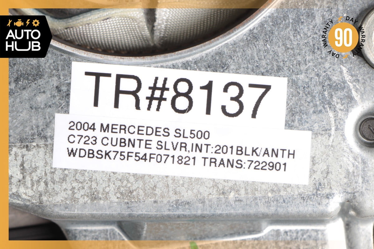 Mercedes R230 SL500 SL55 AMG CLK500 E350 Steering Wheel Airbag Air Bag Black OEM - photo 12