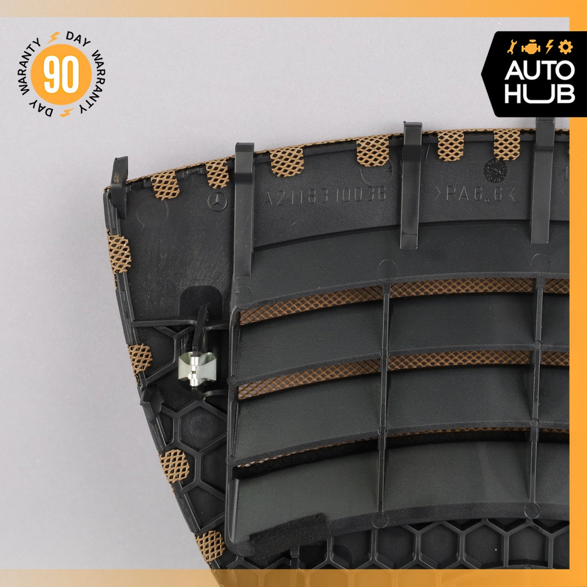 05-09 Mercedes W211 E320 E63 Dash Center AC Air Vent Speaker Cover Grille OEM - photo 8