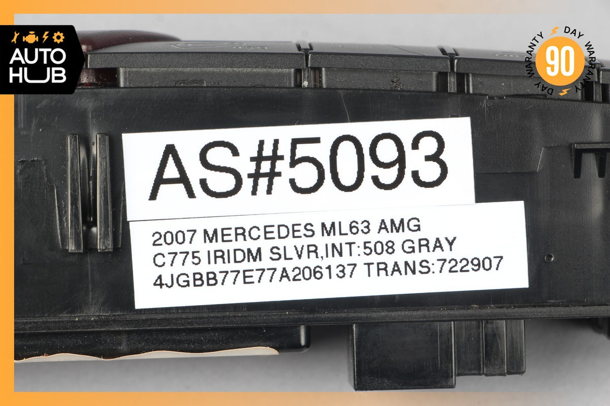 07-11 Mercedes W164 ML63 AMG Center Console Control Switch Panel 1648700358 OEM - photo 12