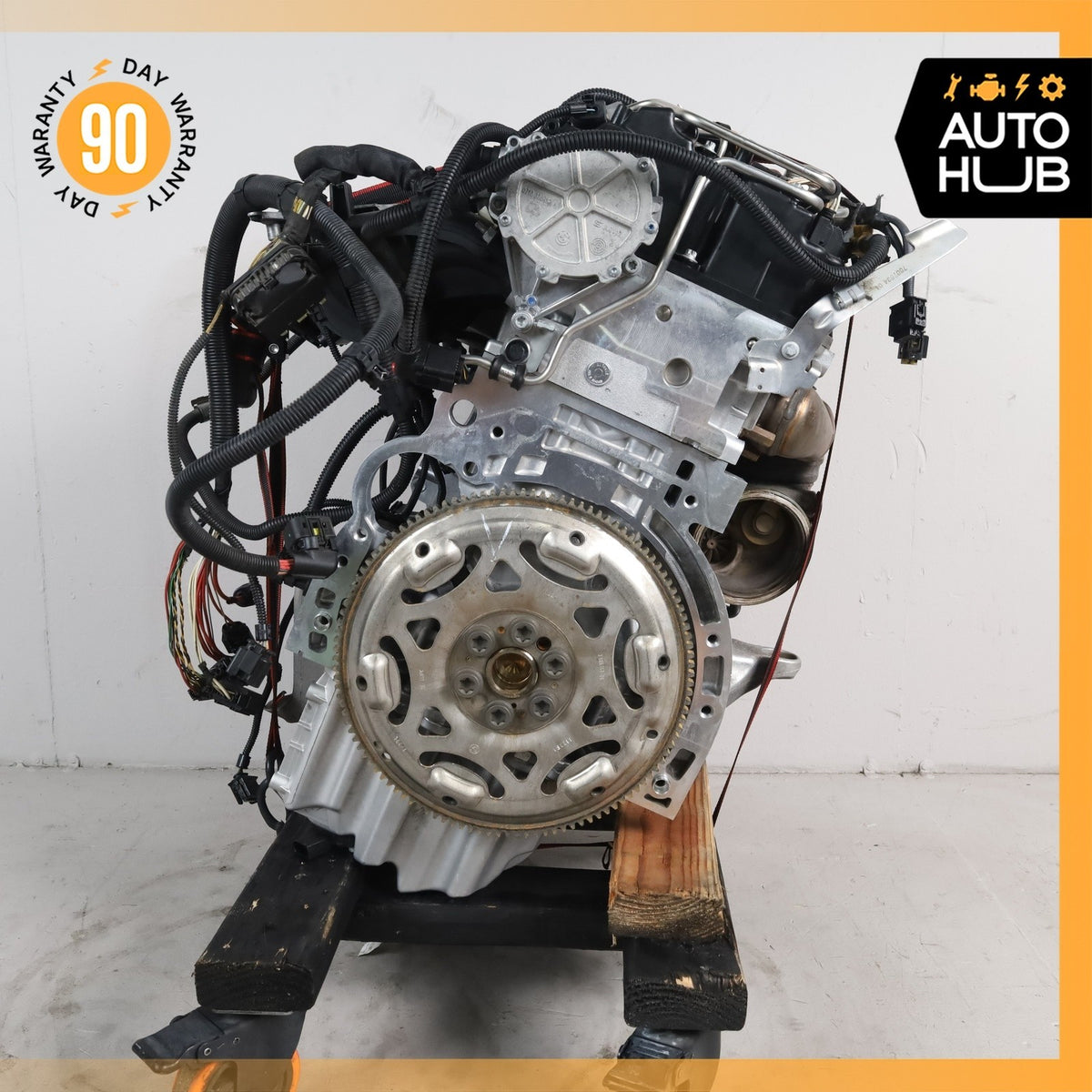 12-18 BMW F30 320i RWD 2.0L N20B20U0 Engine Motor Assembly w/ Turbo OEM 75k - photo 4