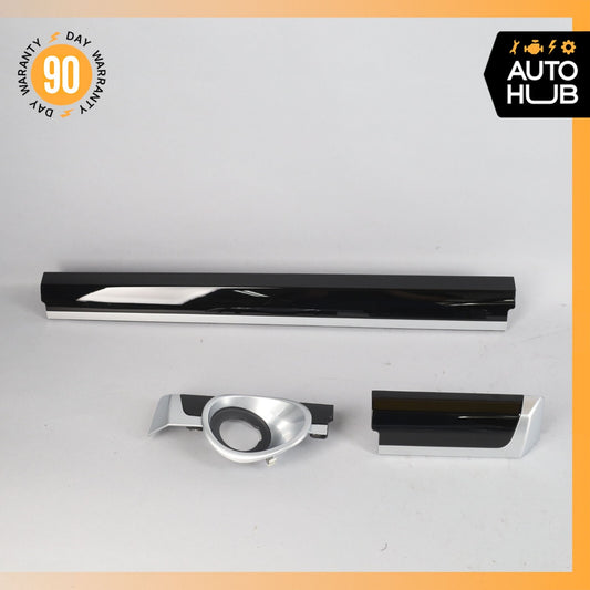 11-18 Porsche Cayenne 958 S Dashboard Cover Panel Trim Molding Set Wood OEM 98k - photo 1