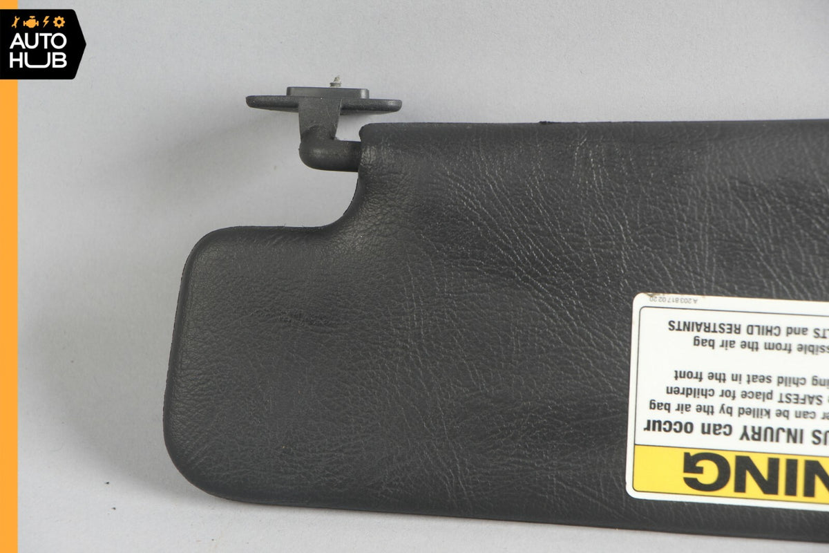 97-04 Mercedes R170 SLK230 SLK320 Right Side Sunvisor Sun Visor Black OEM - photo 3